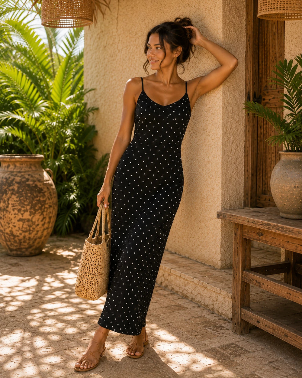 Robe poiryss longue tendance femme CHIC & TOI La Réunion