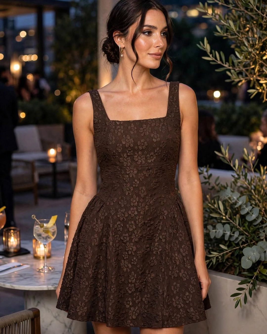 robe courte légère style moderne femme CHIC &amp; TOI La Réunion – vue 3
