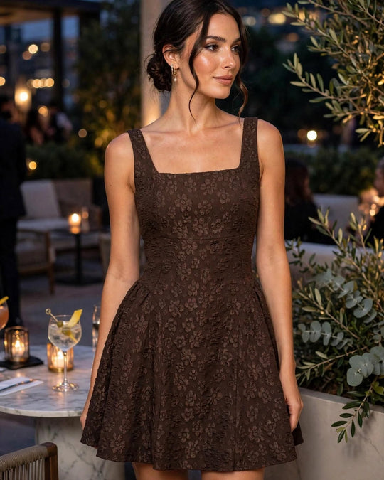 robe courte légère style moderne femme CHIC &amp; TOI La Réunion – vue 3