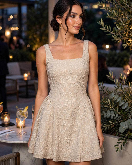 robe courte légère style moderne femme CHIC &amp; TOI La Réunion – vue 5