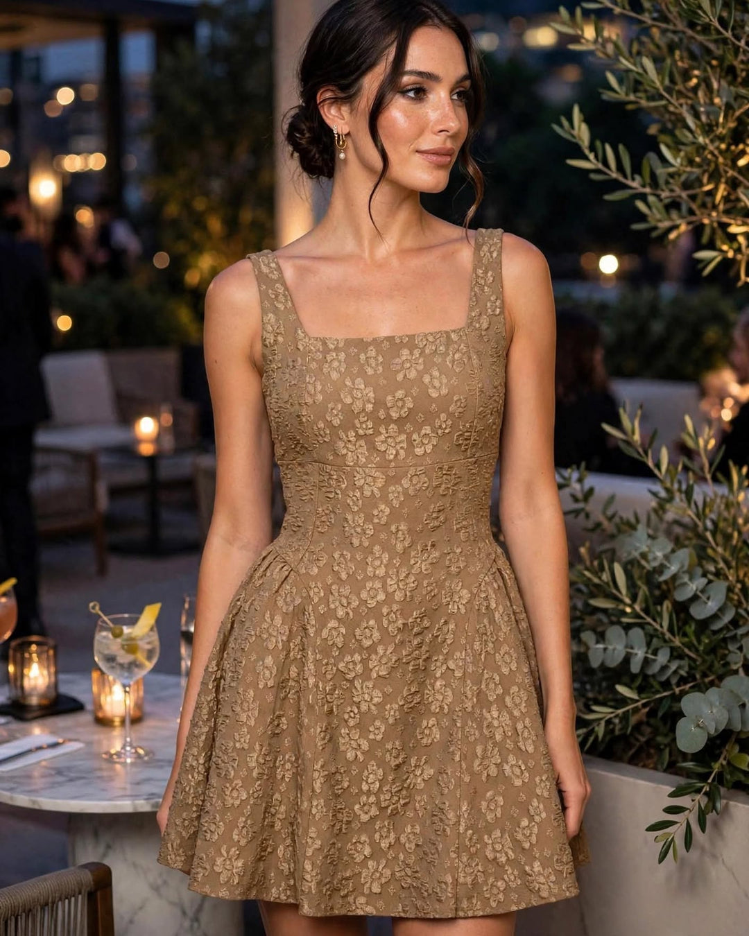 robe courte légère style moderne femme CHIC &amp; TOI La Réunion – vue 8