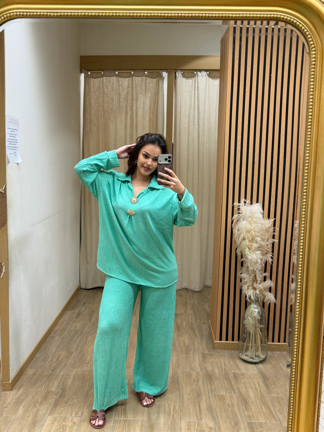 Ensemble Raissa détail femme – Chic &amp; Toi La Réunion