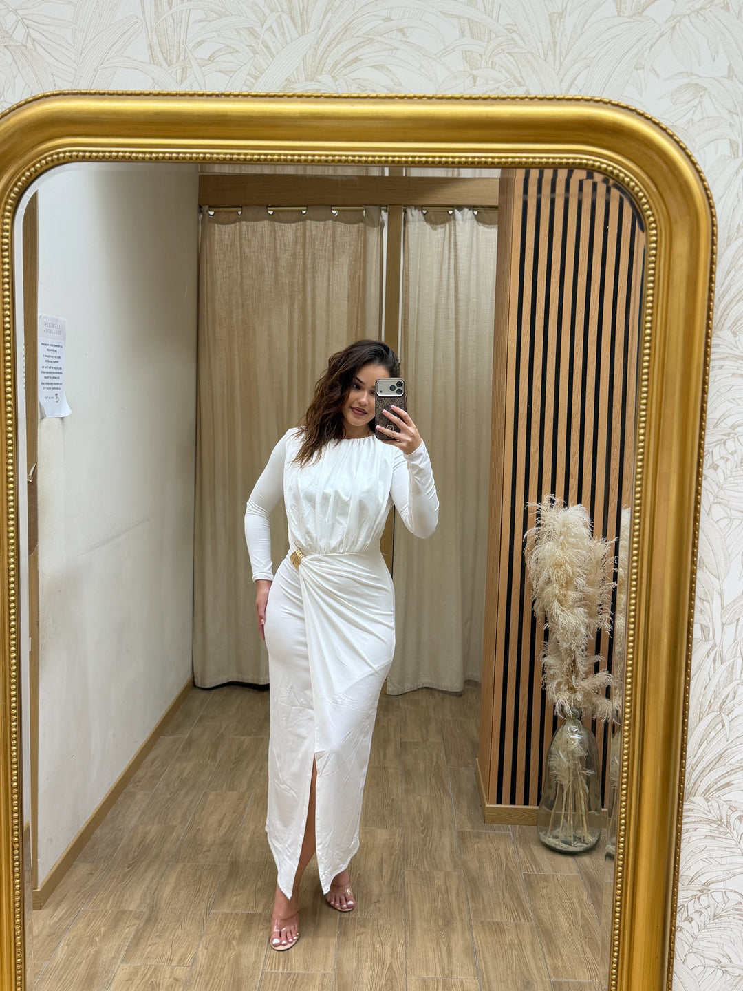 Robe Laetitia coupe moderne femme – boutique mode Réunion