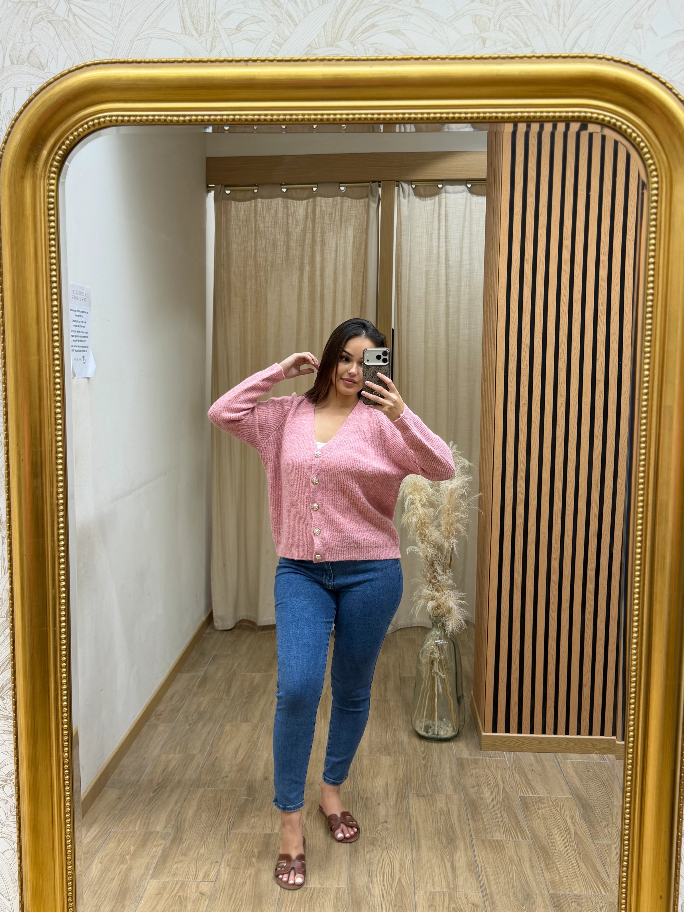 Gilet Lola détail femme – Chic & Toi La Réunion