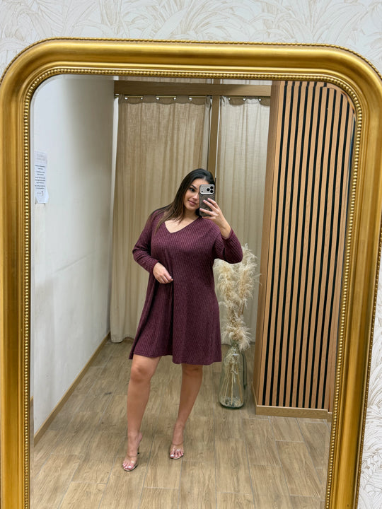Robe pull Lena look complet femme – Chic &amp; Toi Réunion