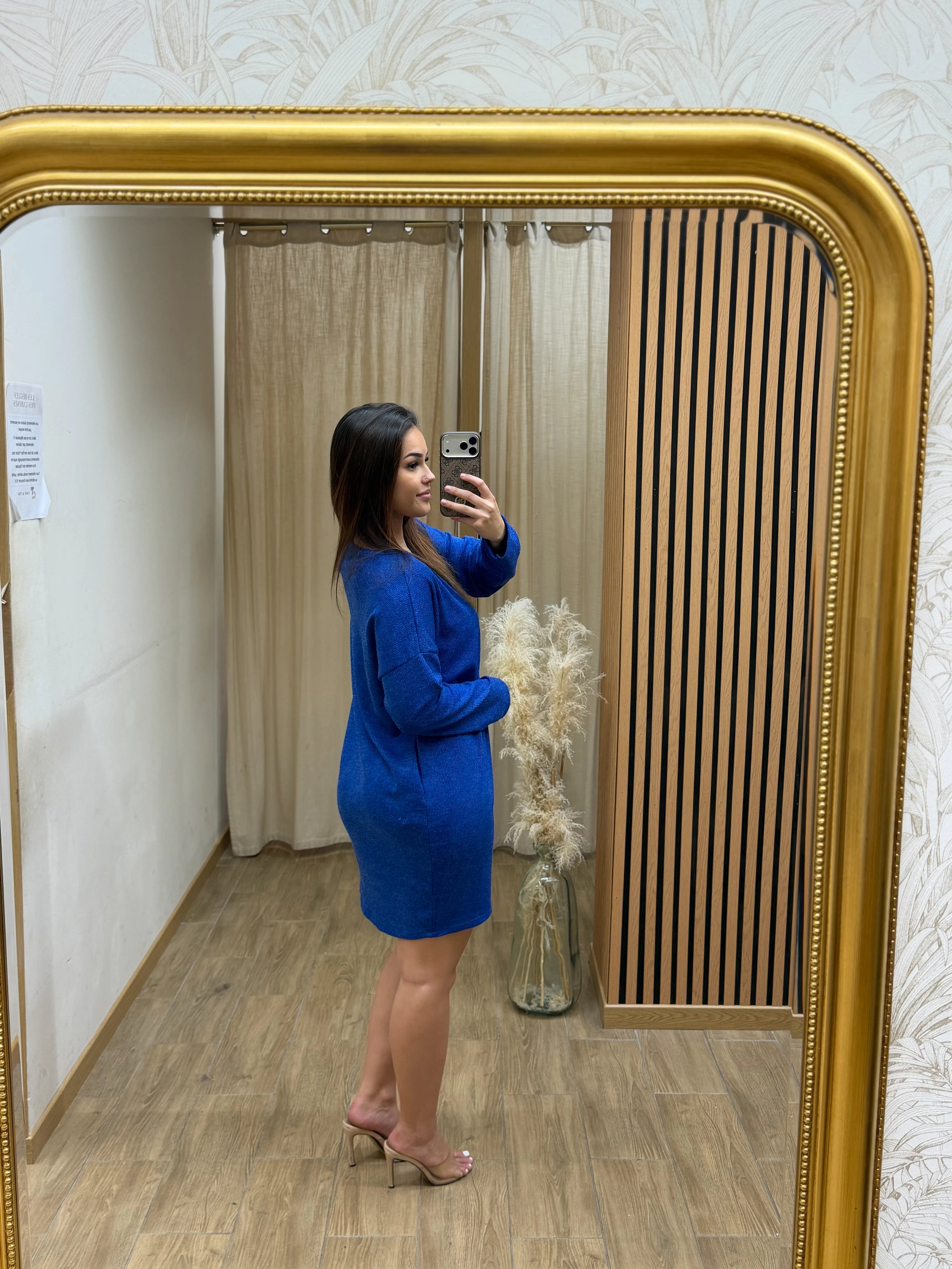 Robe pull Delina coupe moderne femme – boutique mode Réunion