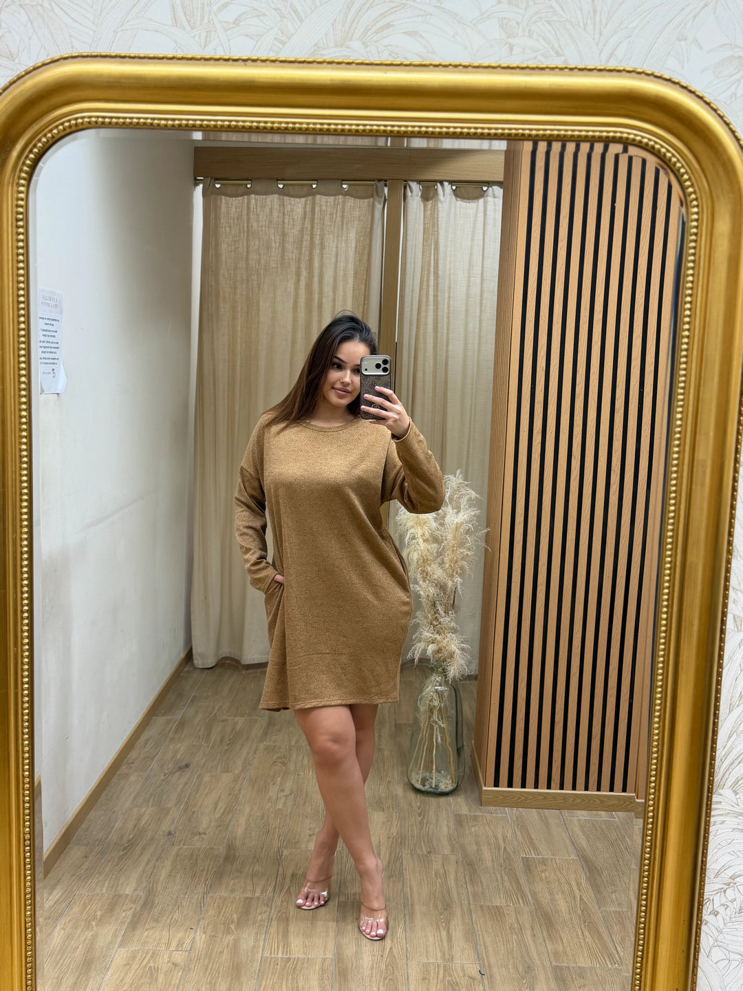 Robe pull Delina look complet femme – Chic &amp; Toi Réunion