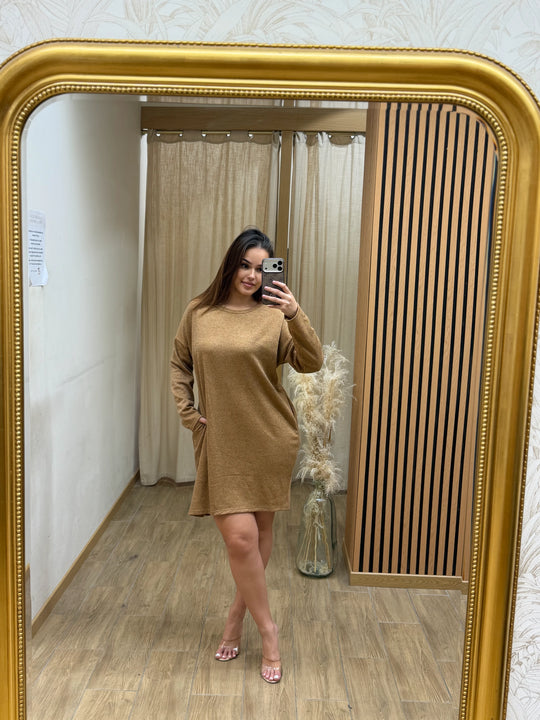 Robe pull Delina look complet femme – Chic &amp; Toi Réunion