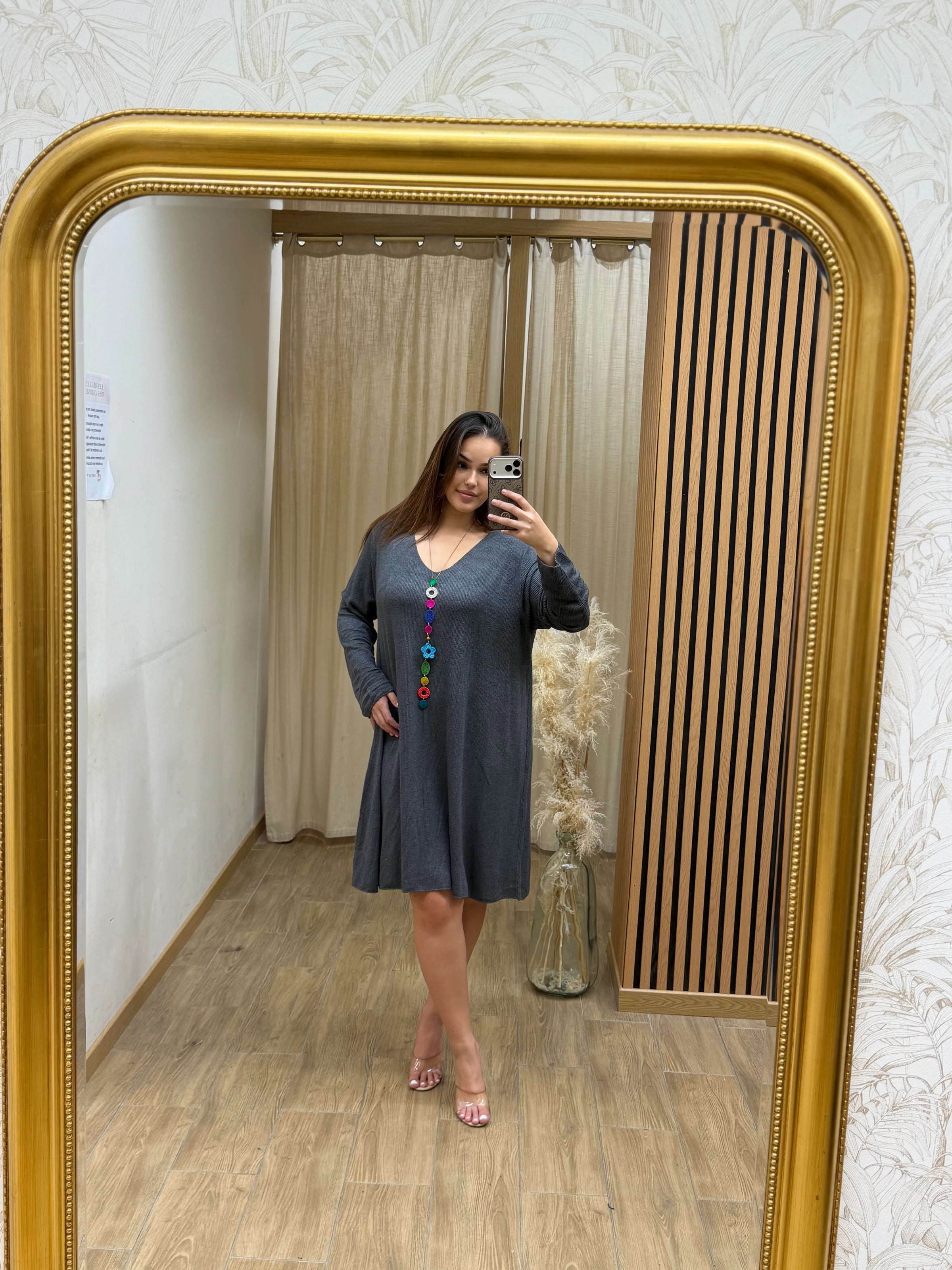 Robe pull Clodette femme élégante – Chic & Toi La Réunion