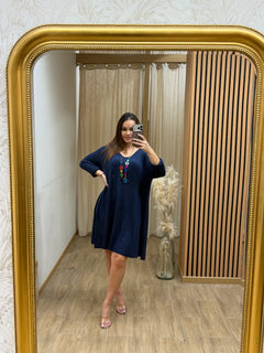 Robe pull Clodette détail femme – Chic & Toi La Réunion