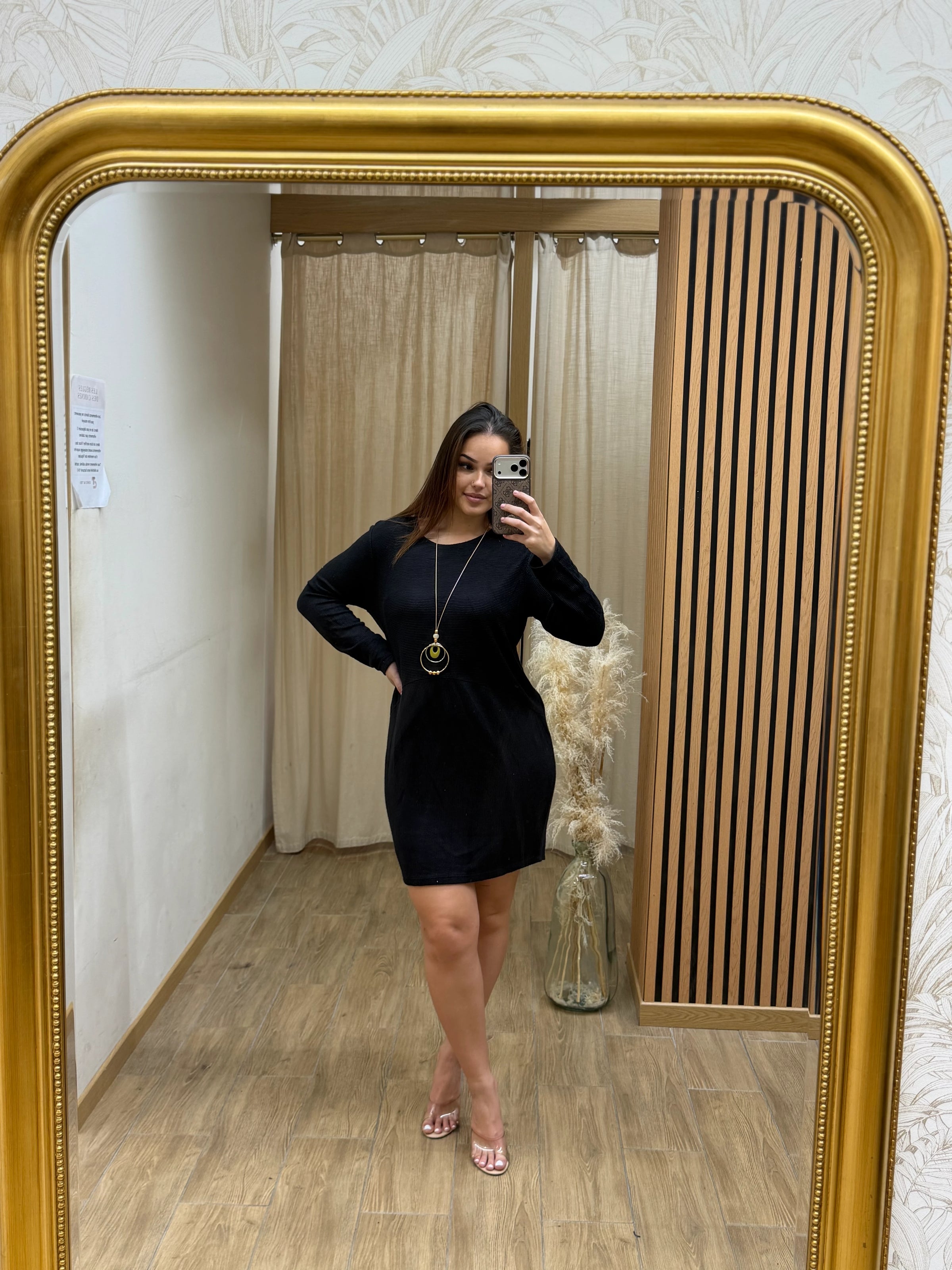 Robe pull Amel look complet femme – Chic & Toi Réunion