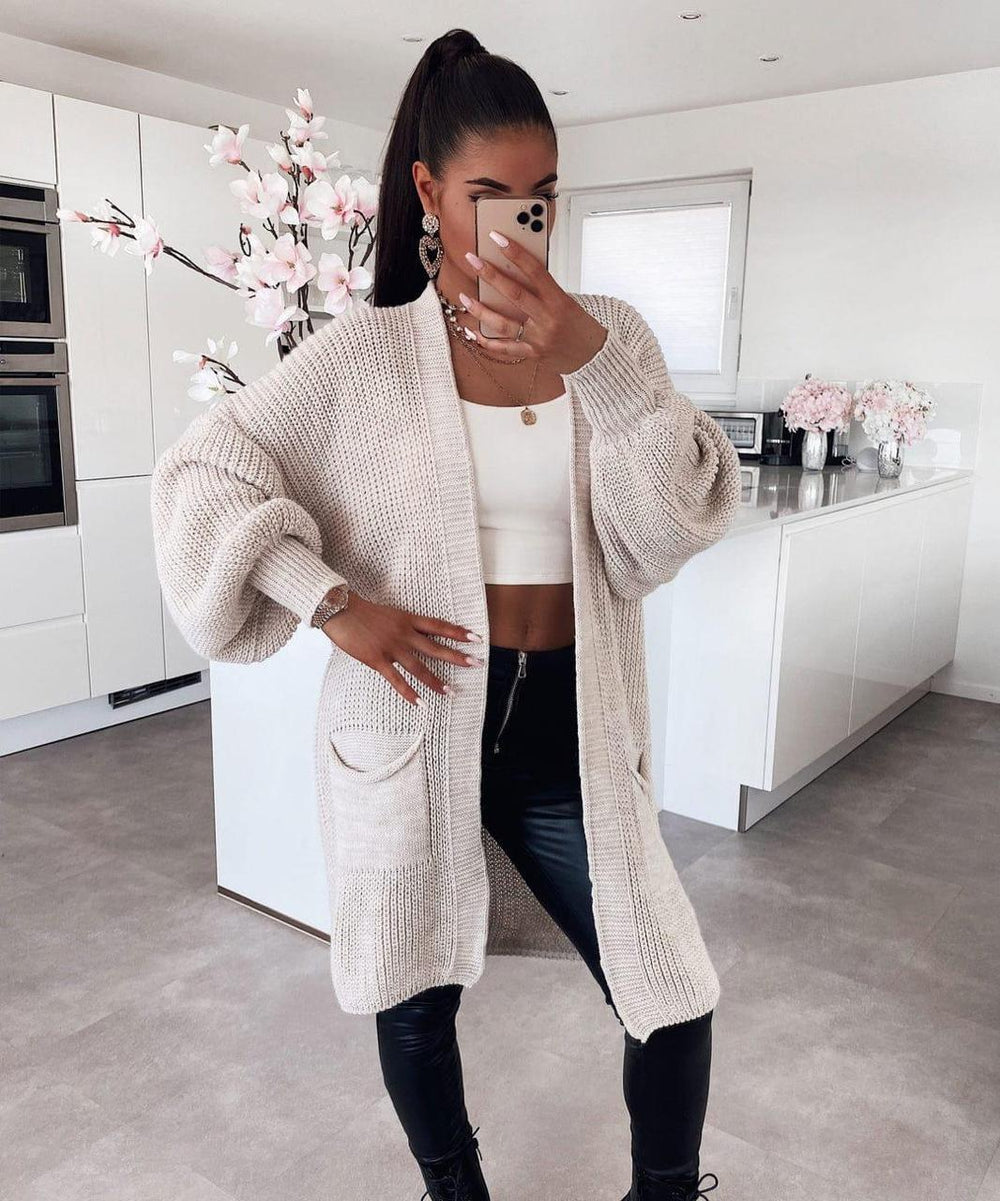 GILET LONG JADE