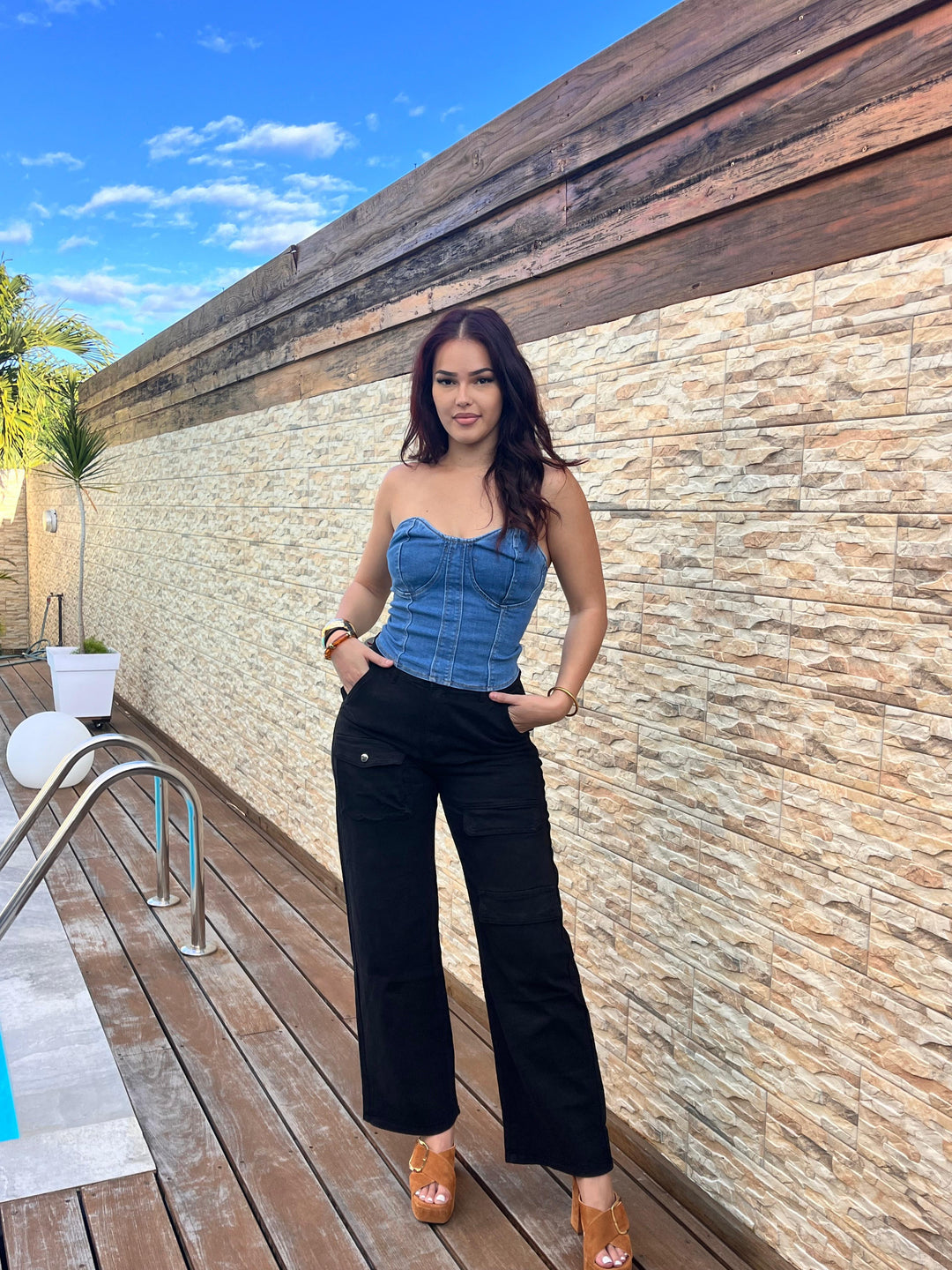 JEANS CARGO A557