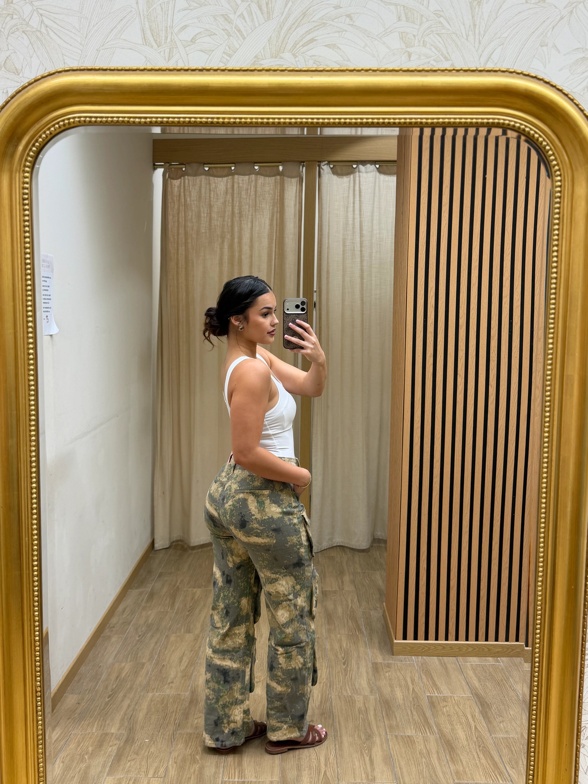 JEANS CARGO W1033