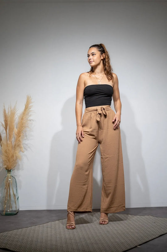 Pantalon Frida coupe droite élégante femme – boutique mode Réunion