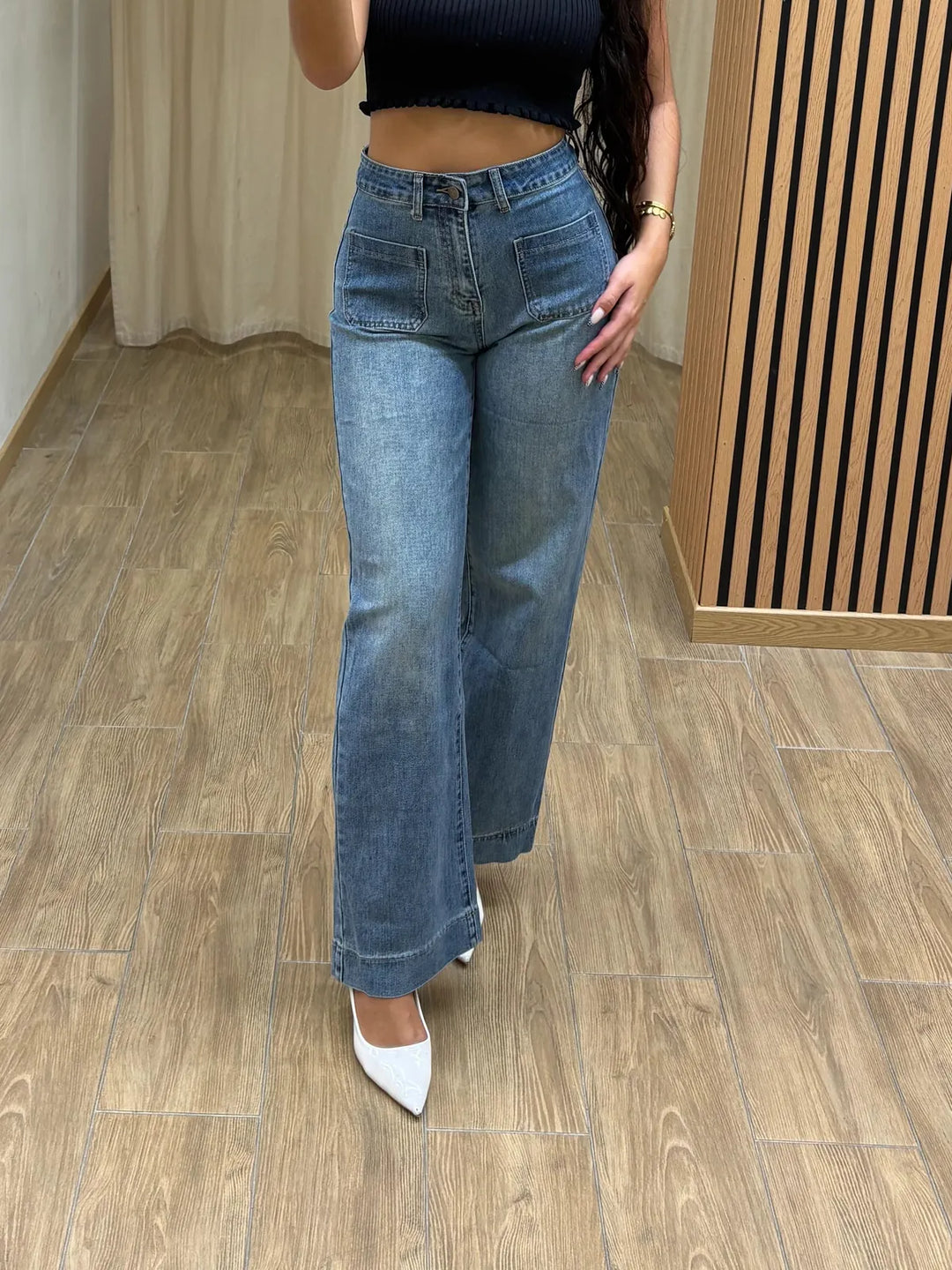 Jean M006 femme coupe moderne – Chic & Toi La Réunion