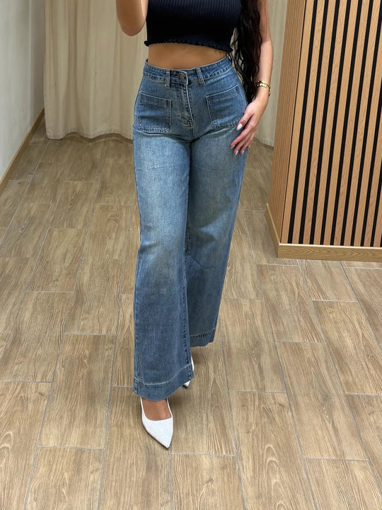 Jean M006 femme coupe moderne – Chic &amp; Toi La Réunion