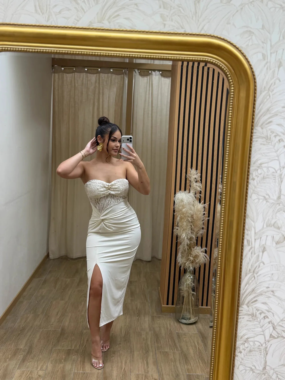 Robe Naomi coupe moderne femme – boutique mode Réunion