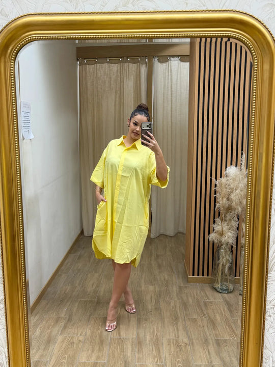 Robe Maurine coupe moderne femme – boutique mode Réunion