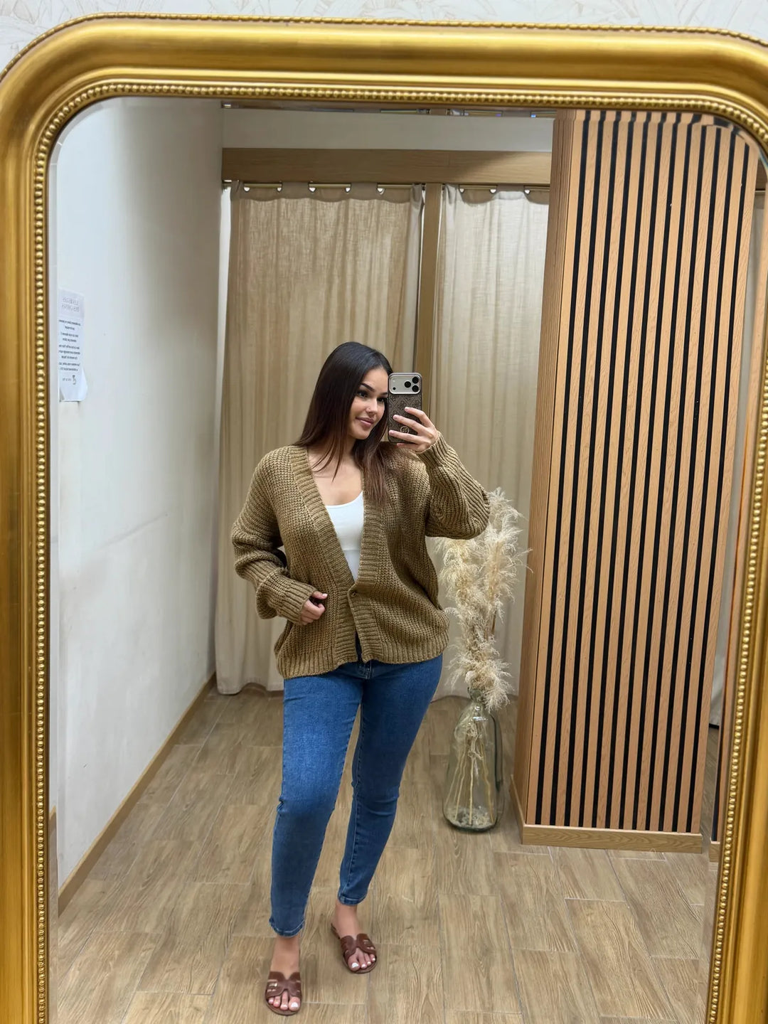 Gilet Luna détail femme – Chic &amp; Toi La Réunion