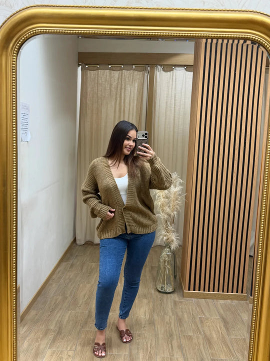 Gilet Luna détail femme – Chic &amp; Toi La Réunion
