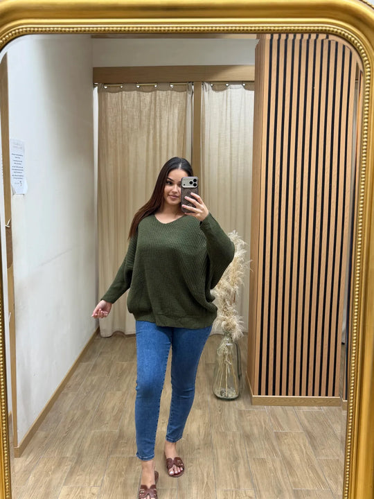 Pull Kaela détail femme – Chic &amp; Toi La Réunion