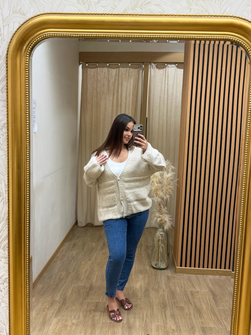 Gilet Lila coupe moderne femme – boutique mode Réunion