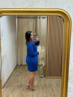 Robe pull Delina coupe moderne femme – boutique mode Réunion