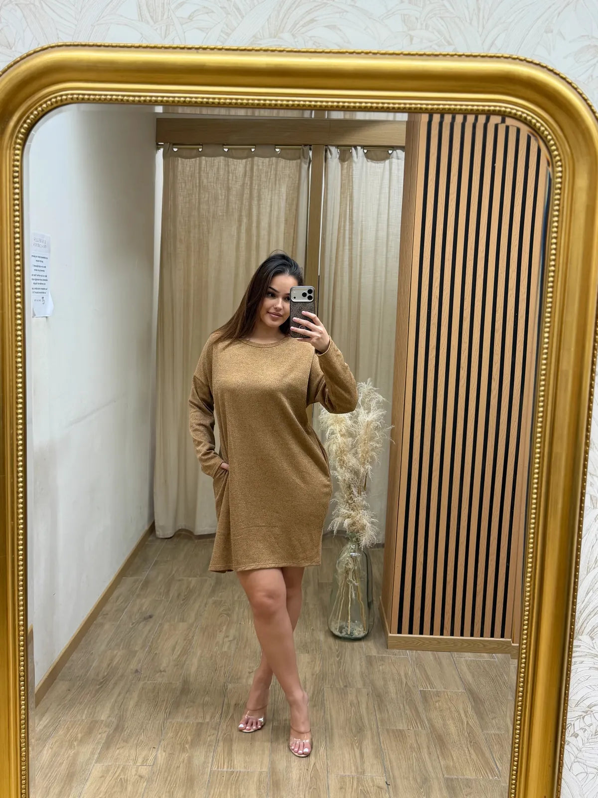 Robe pull Delina look complet femme – Chic & Toi Réunion