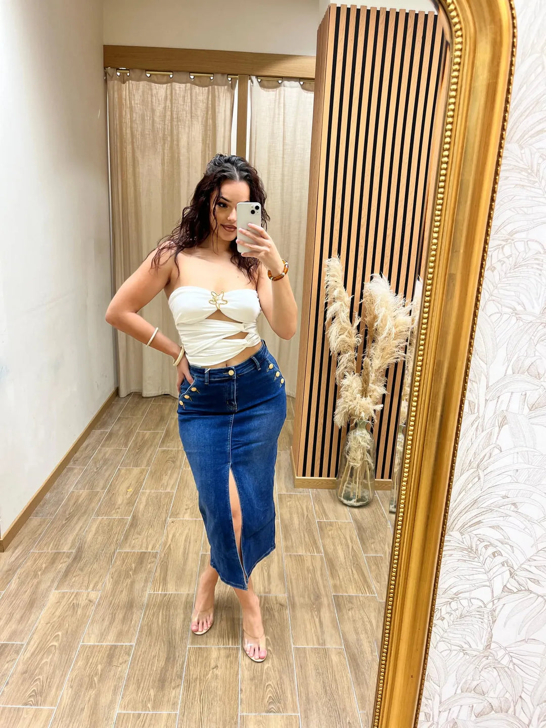 Jupe FY-10235 style féminin – Chic &amp; Toi La Réunion