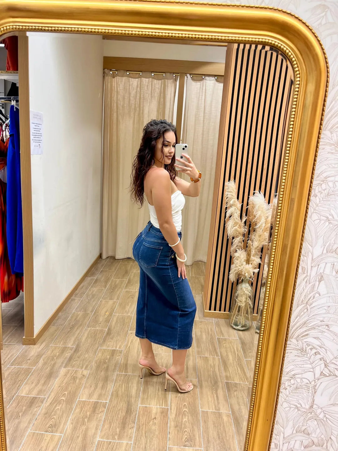Jupe FY-10235 coupe tendance femme – boutique mode Réunion