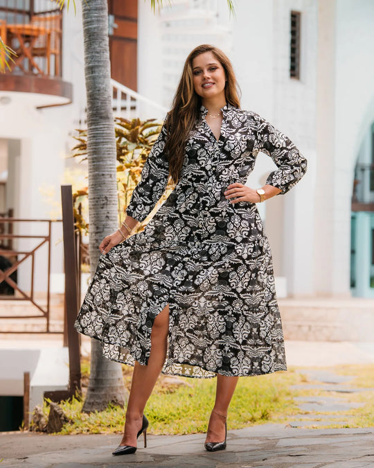 Robe Talyne coupe moderne femme – boutique mode Réunion