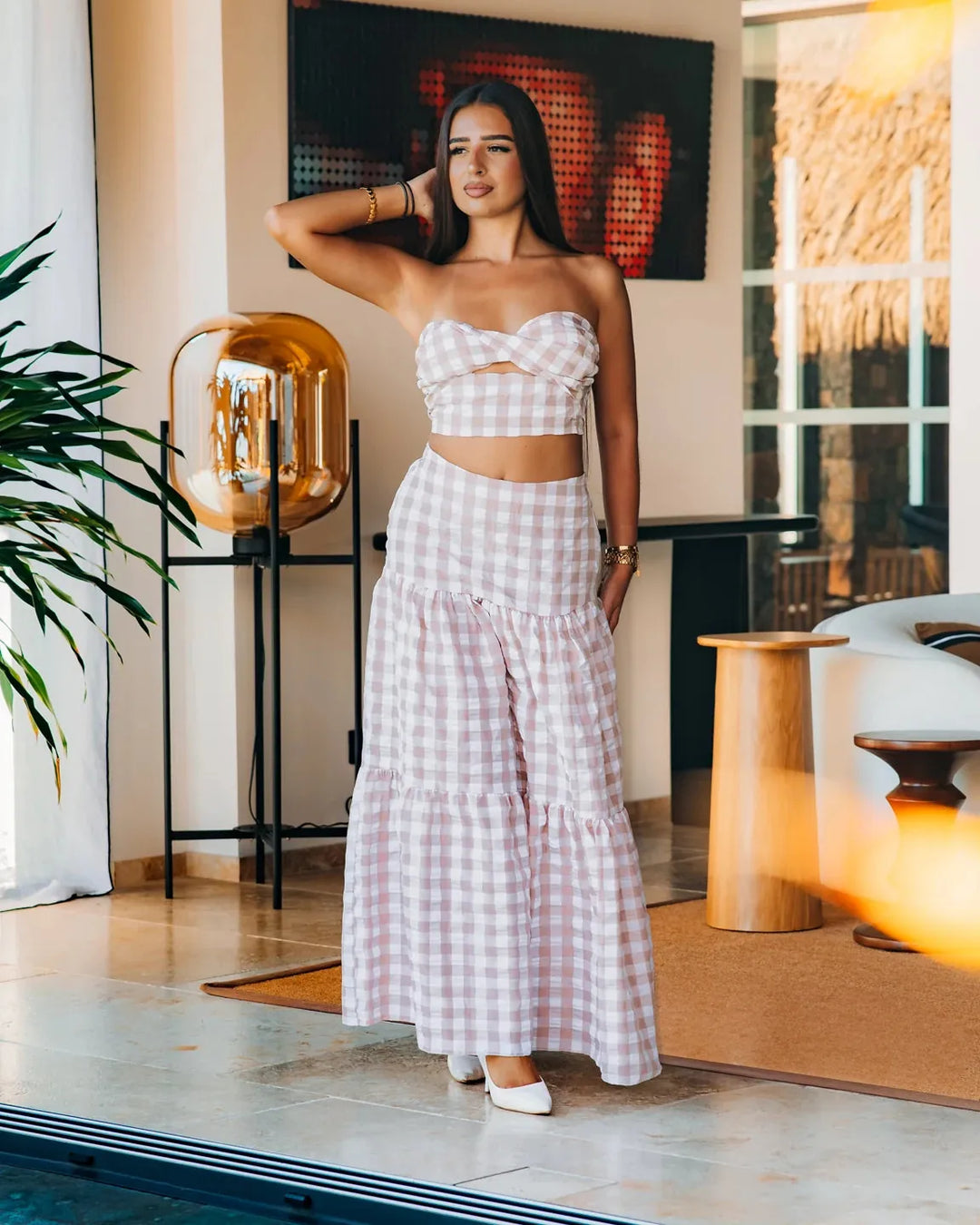 Ensemble Zina look élégant femme – boutique mode Réunion