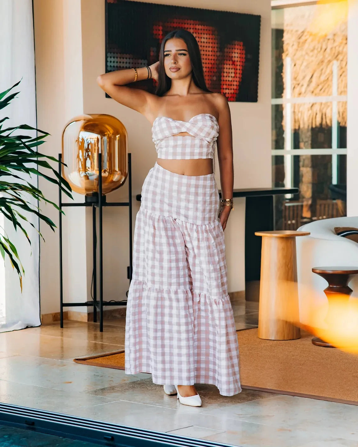 Ensemble Zina look élégant femme – boutique mode Réunion