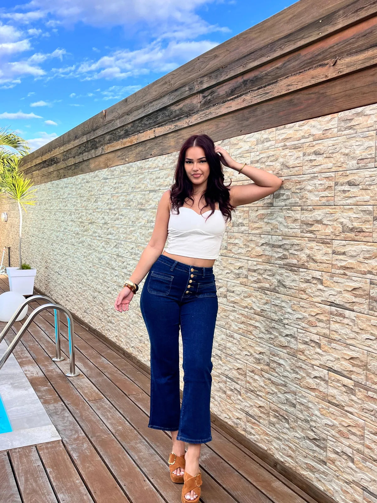 Jean slim L833 coupe ajustée femme – Chic & Toi La Réunion