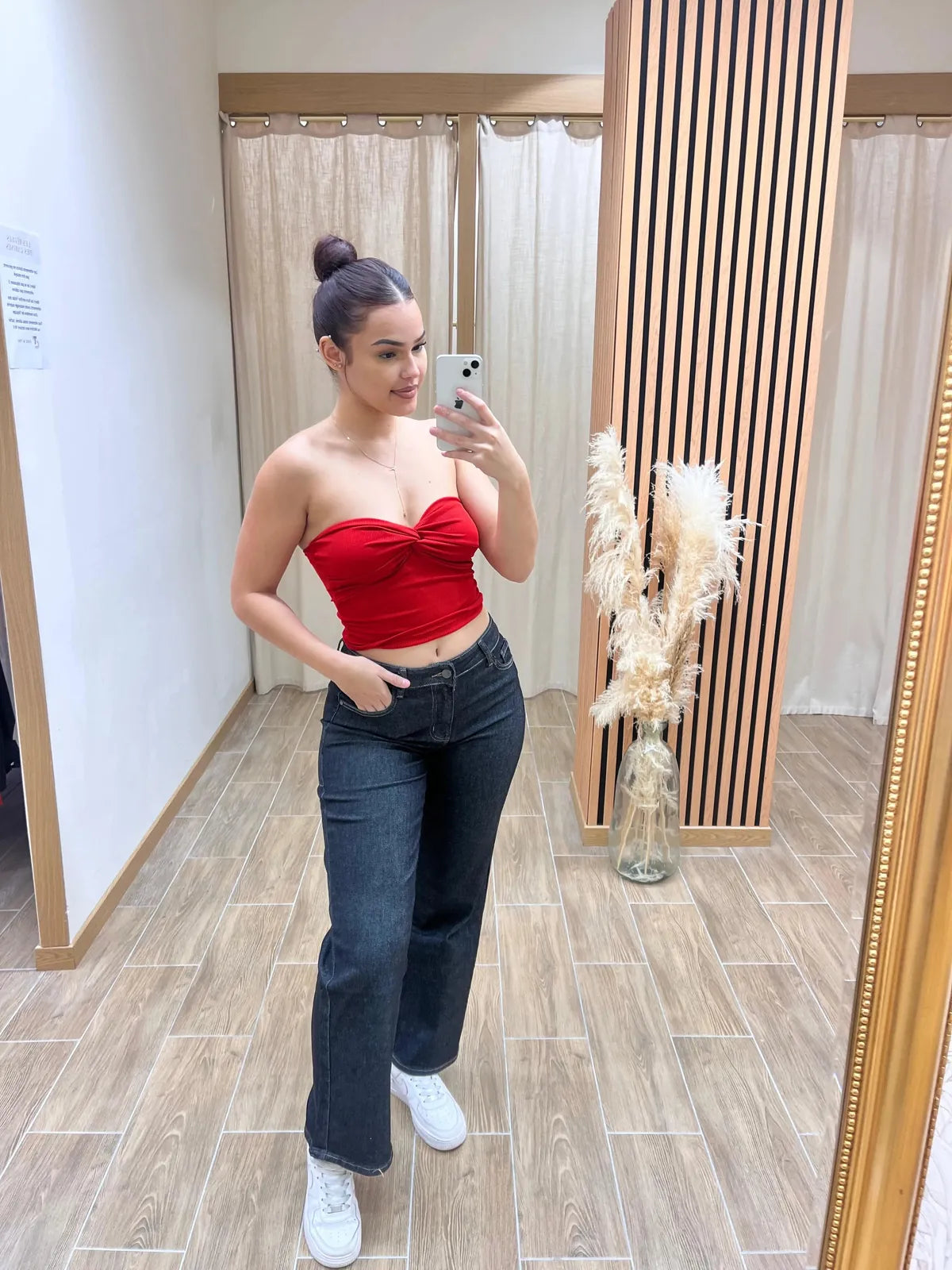 Jean large L8136 coupe ample femme – Chic & Toi La Réunion