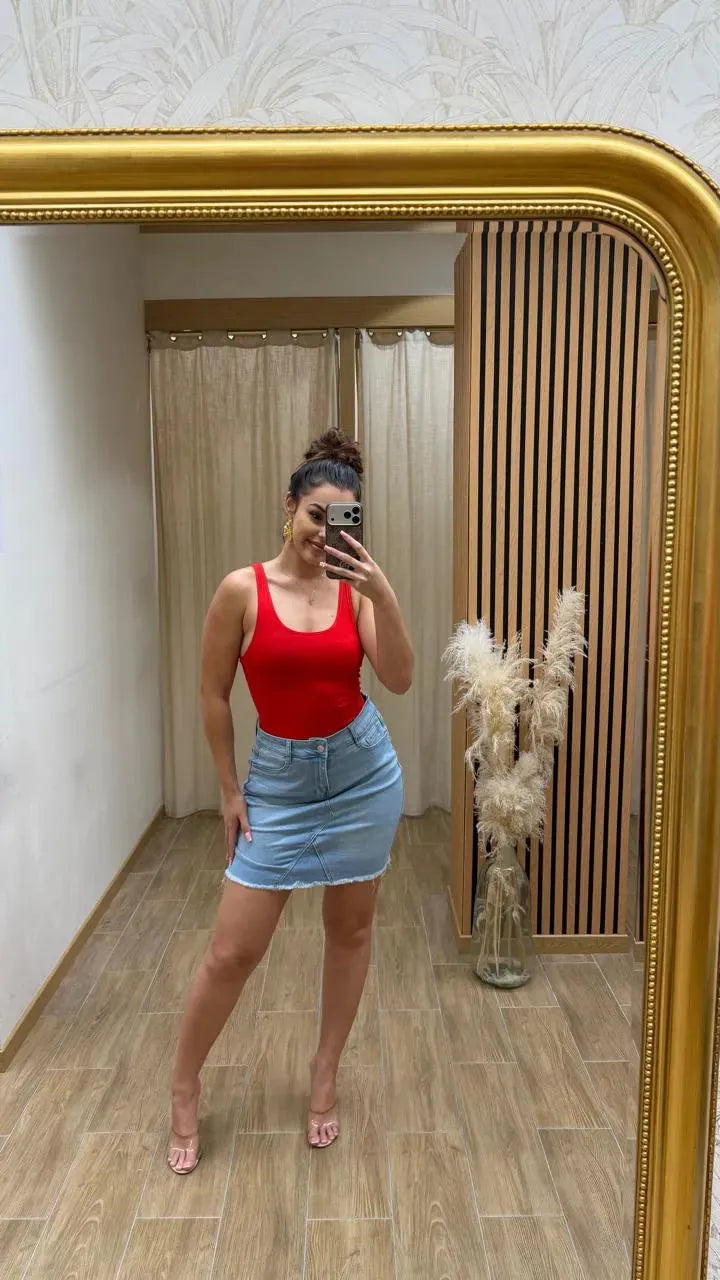 Short jean 88775 denim femme tendance – Chic & Toi La Réunion