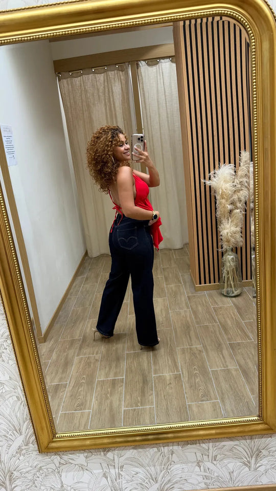Top Orélia élégant femme – boutique mode Réunion