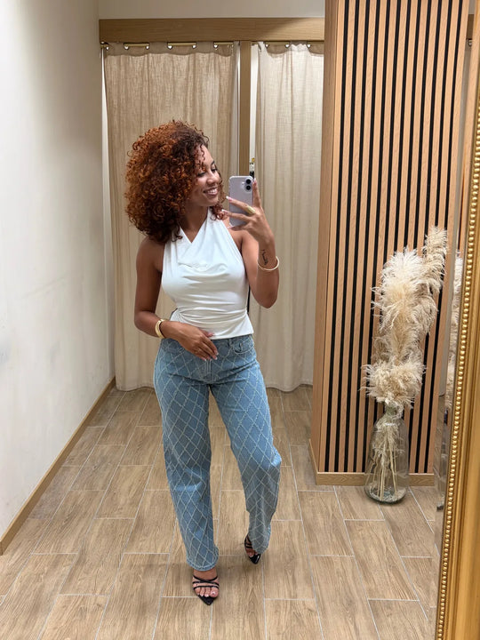 Jean M66073 denim femme style – Chic &amp; Toi La Réunion